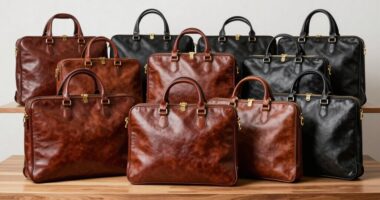 top luxury leather briefcases