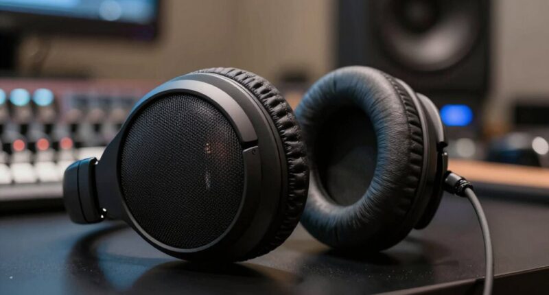 top open back studio headphones