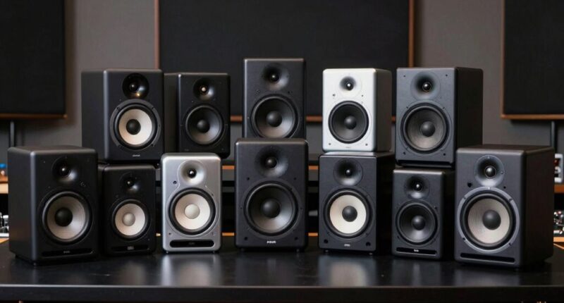 top studio monitor speakers