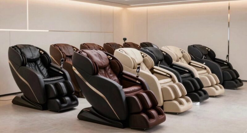 top zero gravity massage chairs