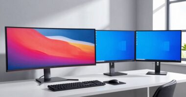 comparison of monitor setups