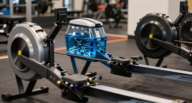 different rowing machine sensations