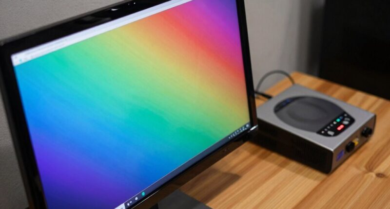 easy monitor calibration routine