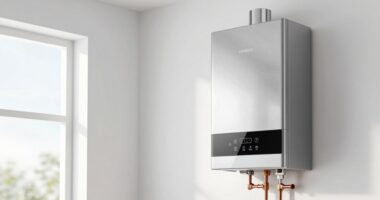efficient space saving water heating