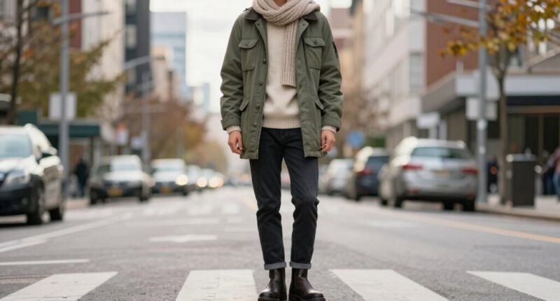 layered clothing for weather