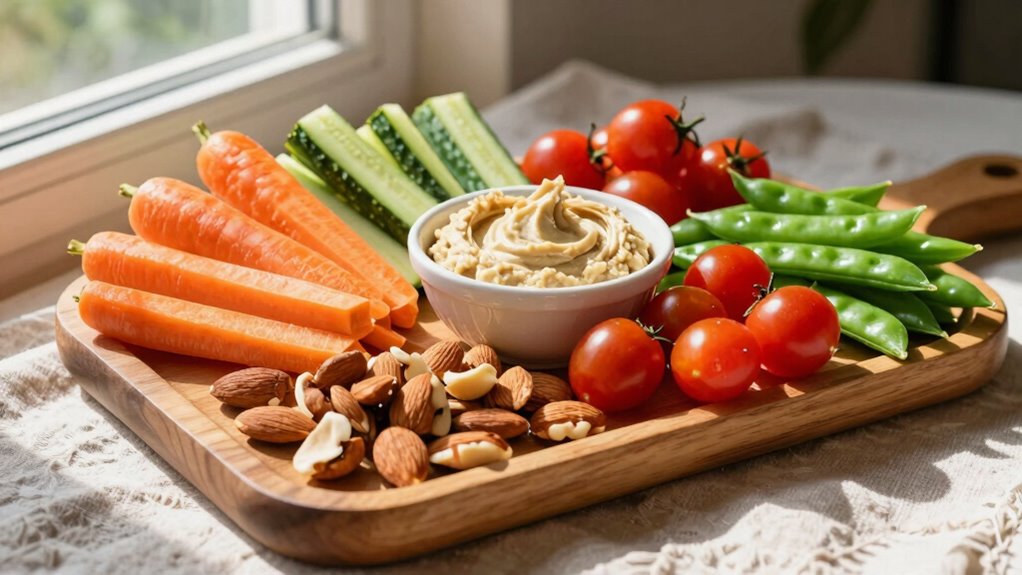 mindful prepared healthy snacking
