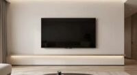 mount tv at eye level