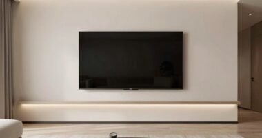 mount tv at eye level