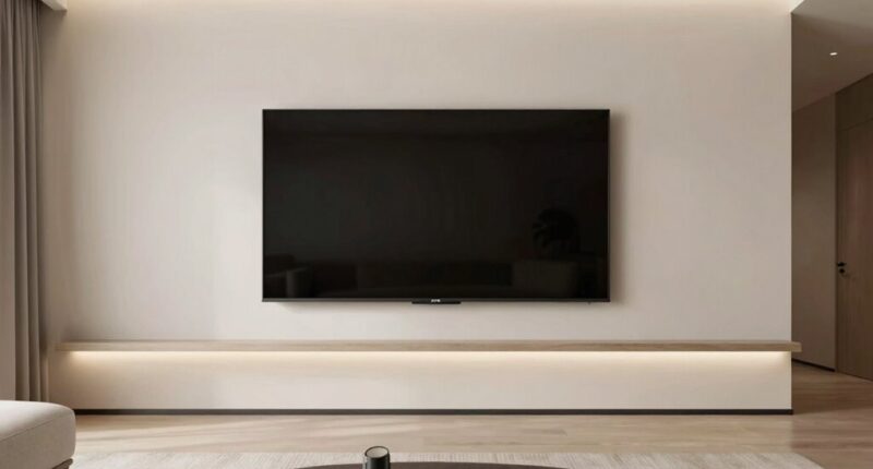 mount tv at eye level