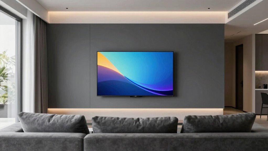 optimal tv mounting height