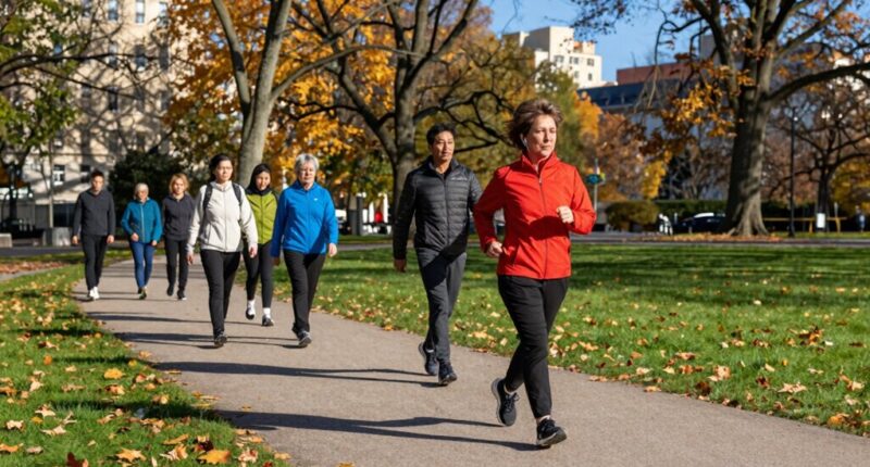 optimal walking health benefits