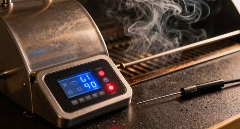 pellet grill control mechanisms