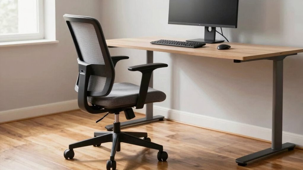 proper ergonomic desk setup