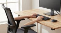 proper ergonomic workspace setup