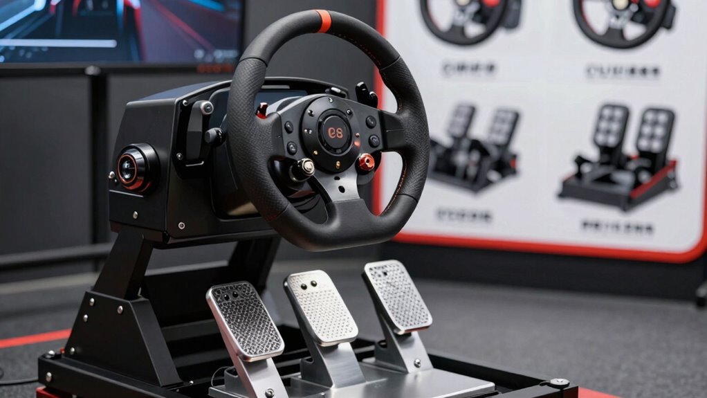 realistic precise sim racing setup