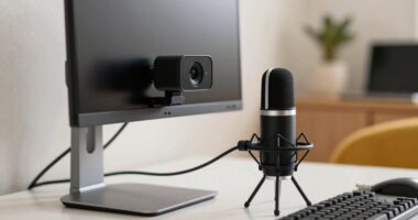 upgrading webcams and microphones
