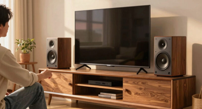 Jamo S 803 5" 2-Way Bookshelf Speakers (Pair) $99 + Free S&H