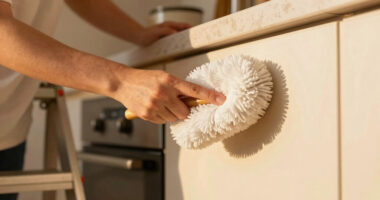 Pro tip: use these to clean the sticky dust off the top of kitchen cabinets