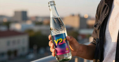Y2K-Themed Sparkling Water Campaigns