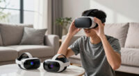 Through-the-lens Comparison: VIVE Pro Eye Stock Fresnel Vs GearVR Lens Mod Vs VIVE XR Elite