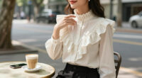 6 Best High-Neck Ruffled Blouses in 2026
