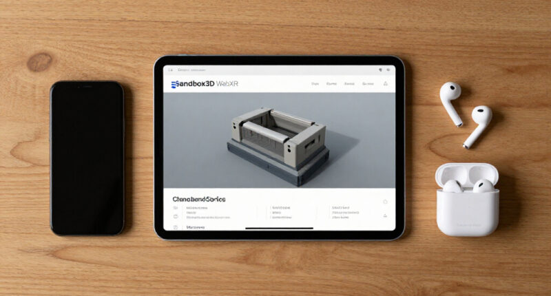 Sandbox3D in WebXR