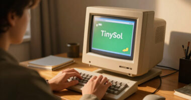 TinySol, A Tiny Solitaire Game For DOS