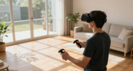 Virtual Reality Feels Easier To Navigate When Headsets Show More Of The Ground Below