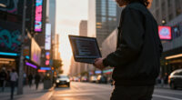 A Walkable ASCII Cyberpunk City In One HTML File [Video]