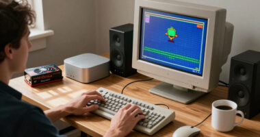 Pentium II At 600Mhz With Voodoo 3 Emulated On 86Box With M6 Mac Mini