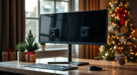 VIVO Dual Monitor Desk Mount: A Holiday Desk Upgrade